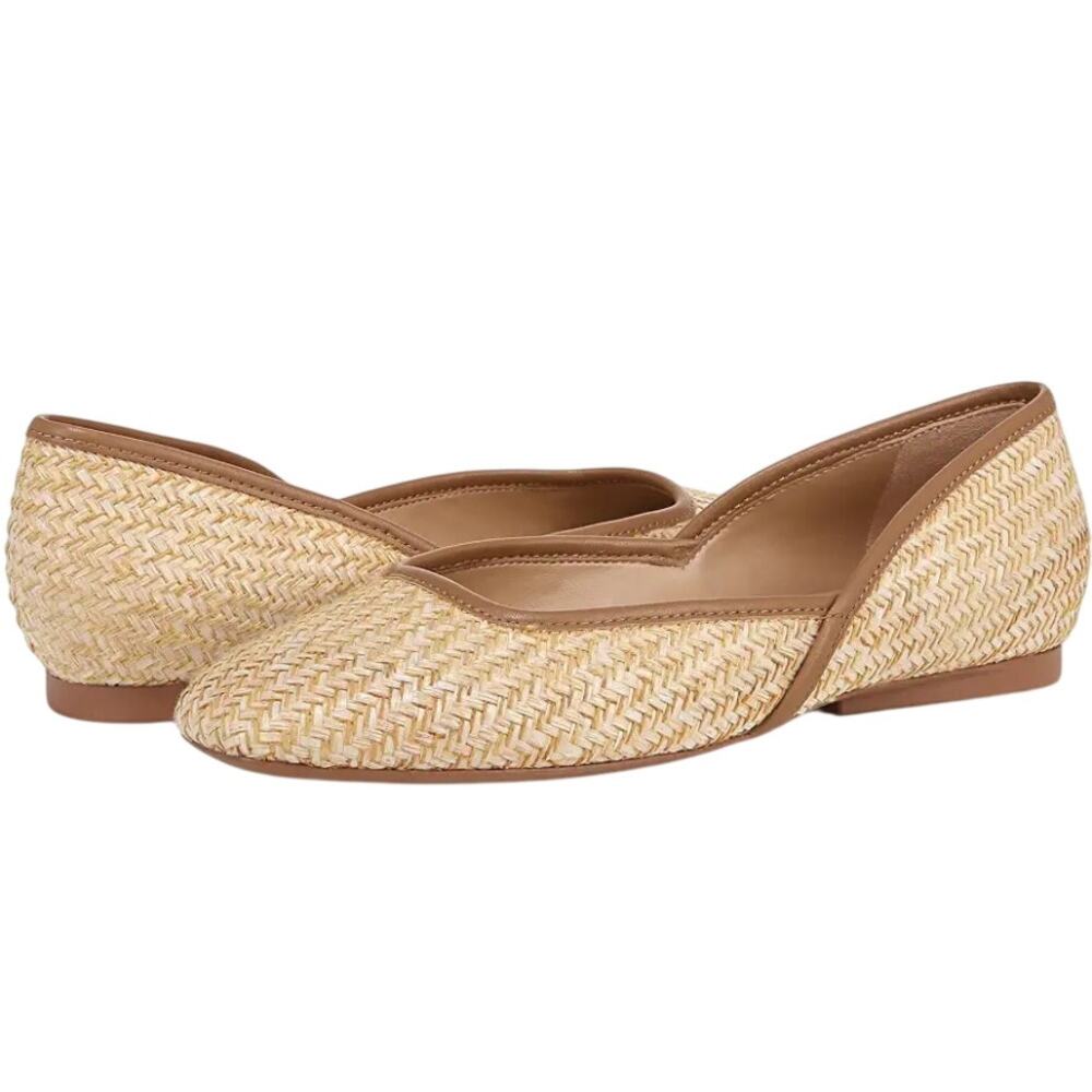 Naturalizer Womens Cody2 Skimmer Flats Size 10 Wide EU 41 Tan NIB